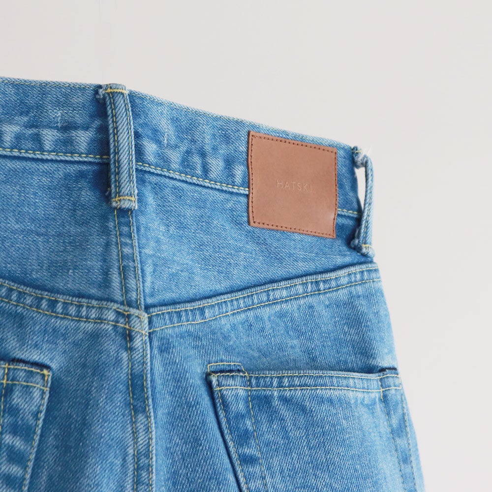 HATSKI Regular Tapered Denim -Used-IceBlue HTK-22002-U