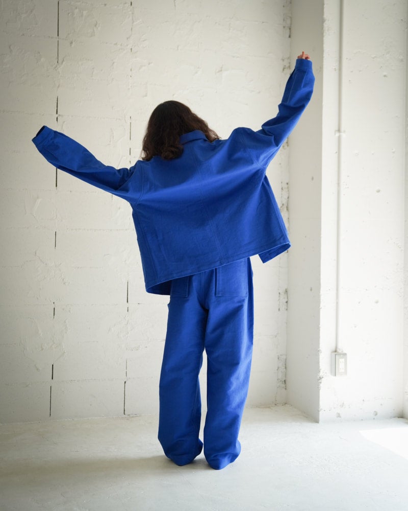 HATSKI　Moleskin Work Pants 　ブルー HATSKI Moleskin Work Pants ブルー HATSKI】Moleskin Work