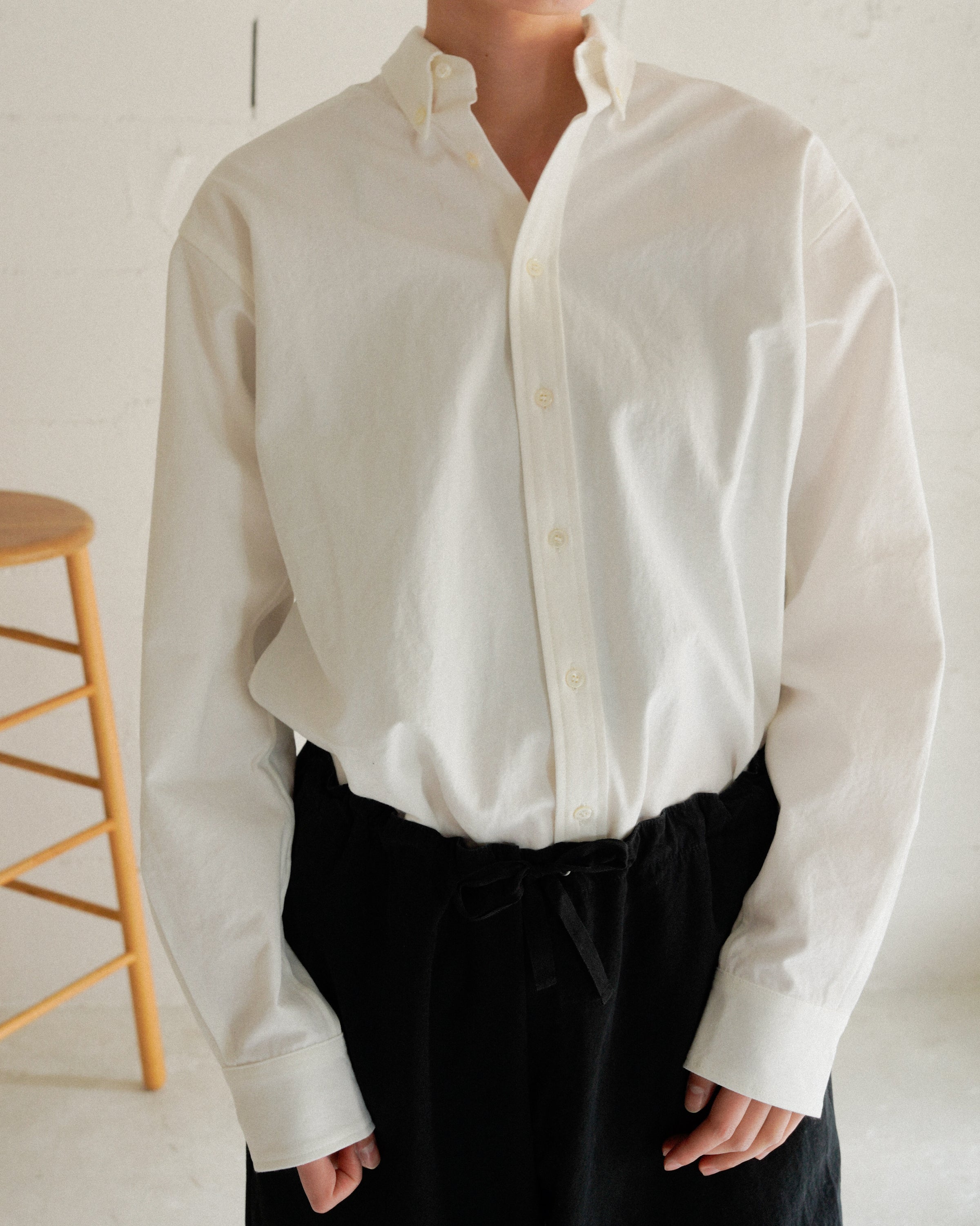 hatski ハツキ　長袖シャツ HATSKI｜Regular Collar Relax Silk Shirt HTK-24003-S - csew
