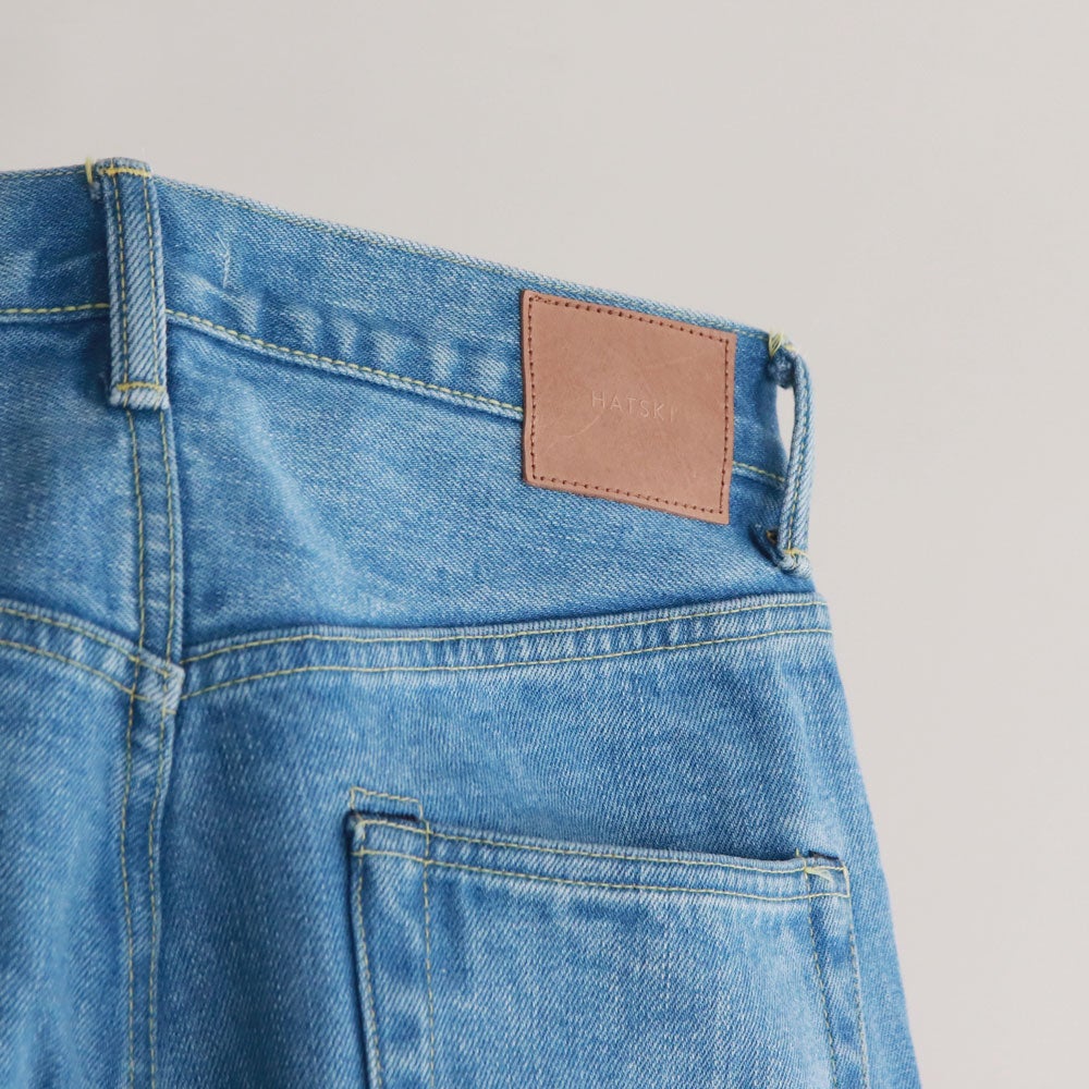 HATSKI Loose Tapered Denim -Used-IceBlue HTK-22001-U ハツキ | HATSKI