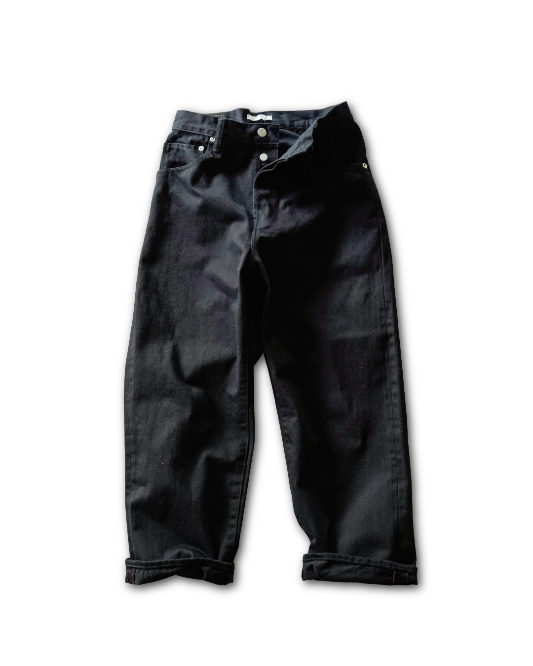 HATSKI ハツキ ／コットンサロペット ／日本製／ブラックサイズ／サイズ0 HATSKI Back Buckle Denim HTK-22011 ハツキ | HATSKI