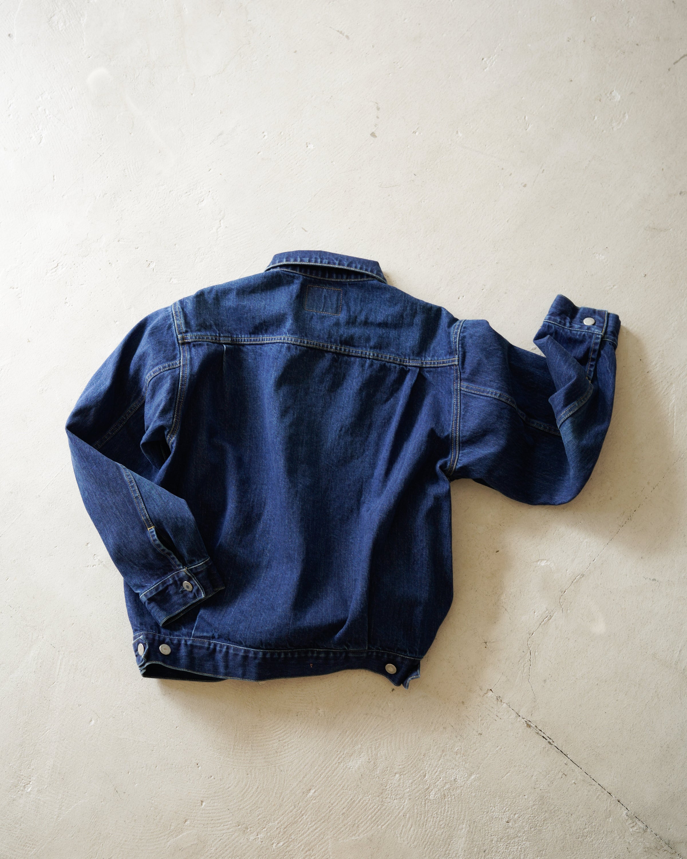 未使用級　HATSKI ハツキ　デニムジャケット　濃紺　1st　綿100 未使用級 HATSKI ハツキ デニムジャケット 濃紺 1st 綿100