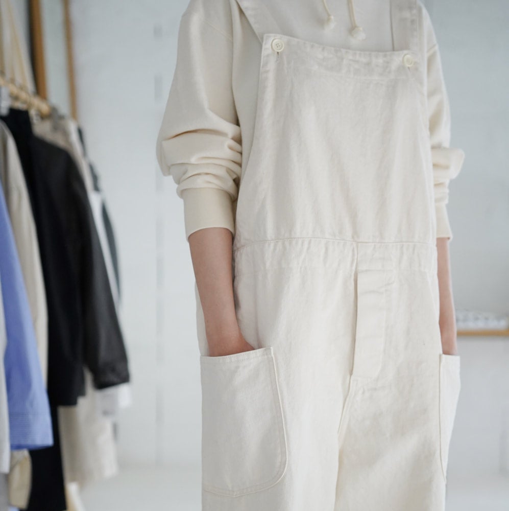 HATSKI Washi Katsragi Selvedge Overall-Ecru HTK-21001 ハツキ