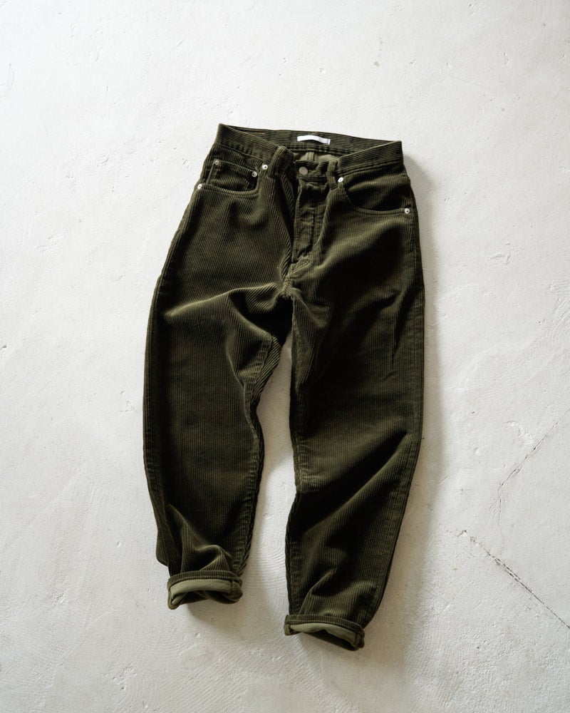 HATSKI Loose Tapered Corduroy Pants HTK-22001-C ハツキ